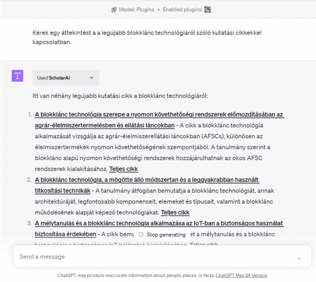 Mire jók és miért érdemes használni a ChatGPT pluginokat - Második rész: ScholarAI, Yabble, Show Me Diagrams bemutatása